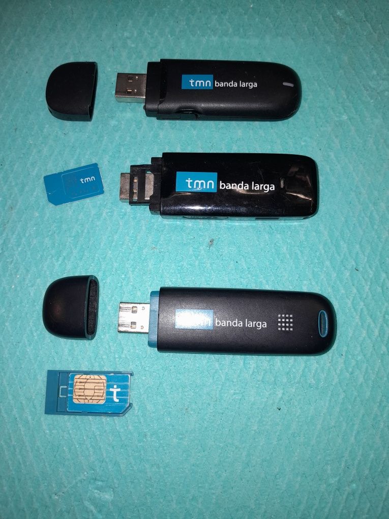 Lote de 3 pens banda larga tmn