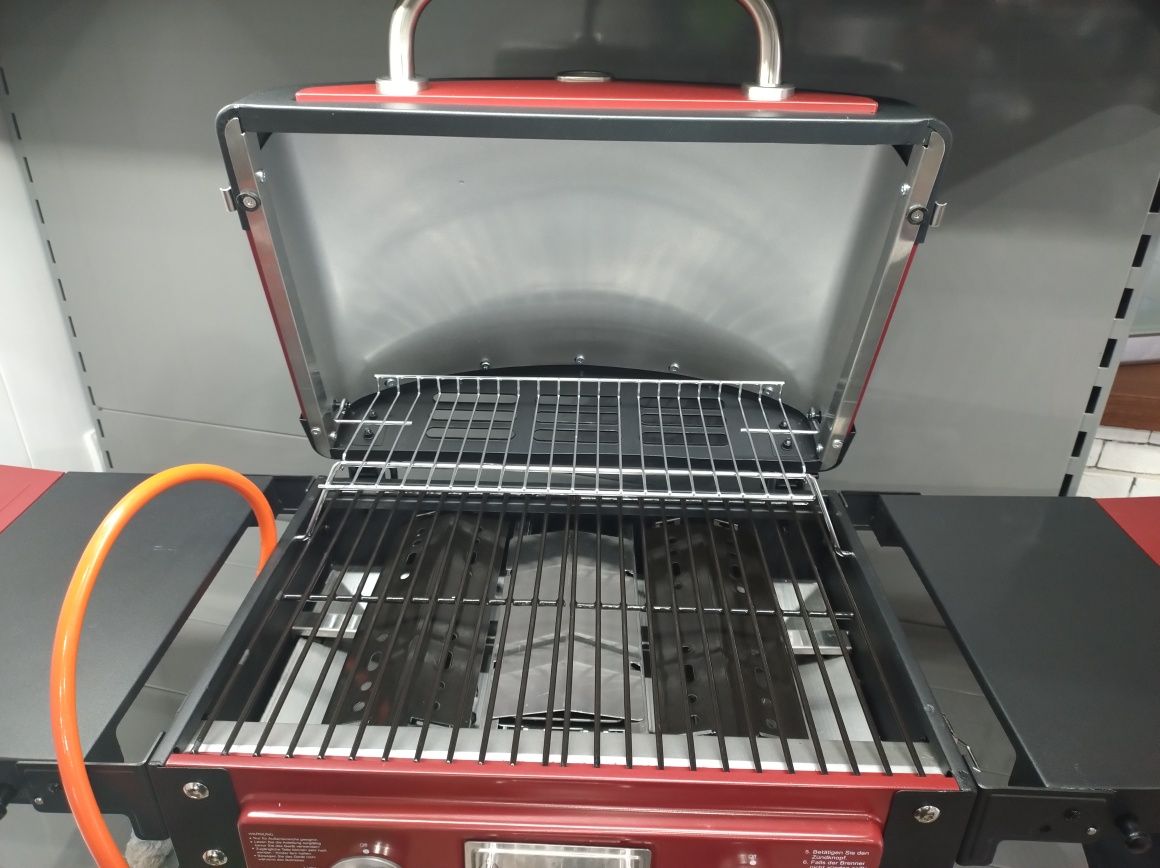 Turystyczny GRILL GAZOWY ElFuego  MEDISON + AROMATYZER z reduktorem !