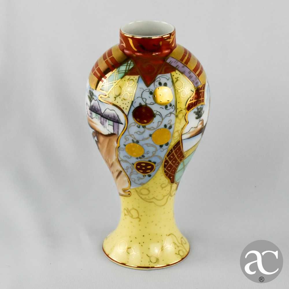 Jarra porcelana Vista Alegre, decoração oriental