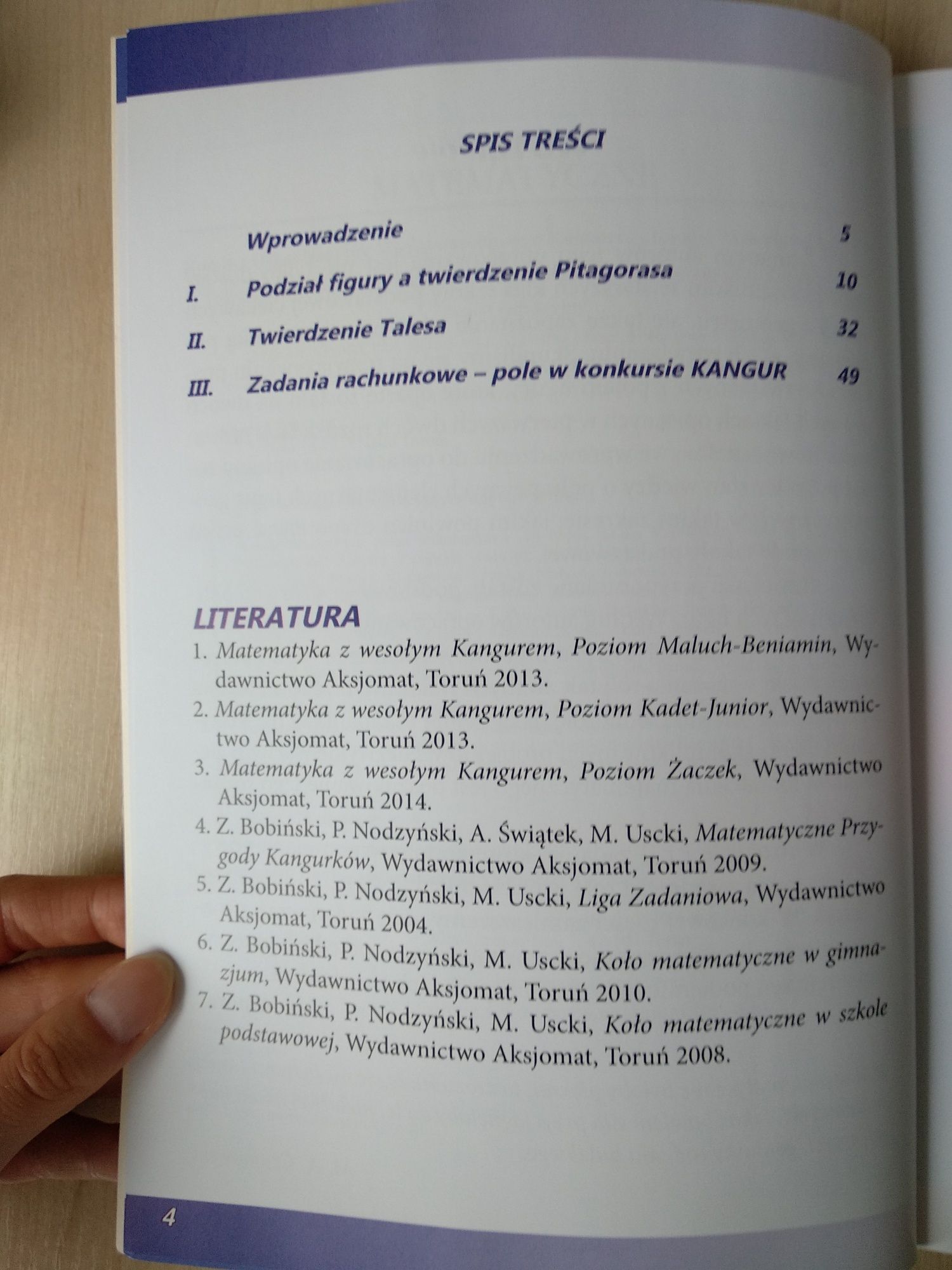 Zbigniew Bobiński, Piotr Nodzyński, Mirosław Uscki Miniatury matematyc