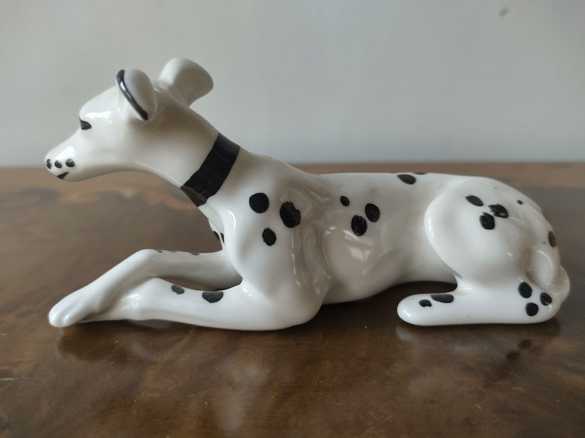 Figurka porcelanowa Rumunia pies dalmatyńczyk kolekcja