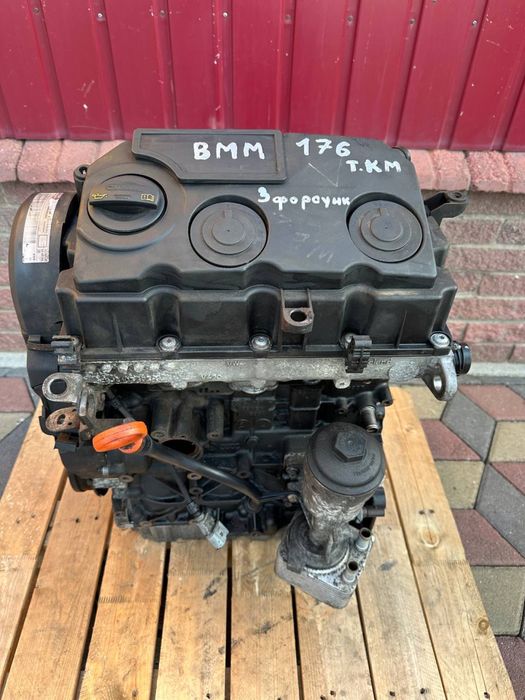 Мотор Двигун 2.0 BMM BMP VW Touran Caddy Golf 5 + Passat Skoda Seat