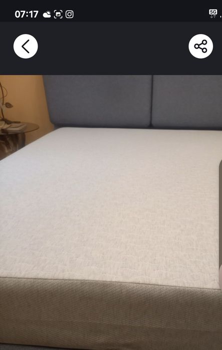 Materac piankowy twardy 160x200x22