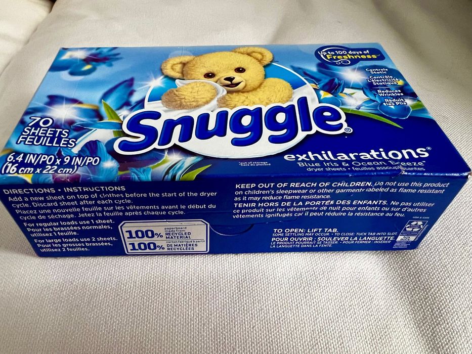 Snuggle chusteczki do prania i suszenia z USA