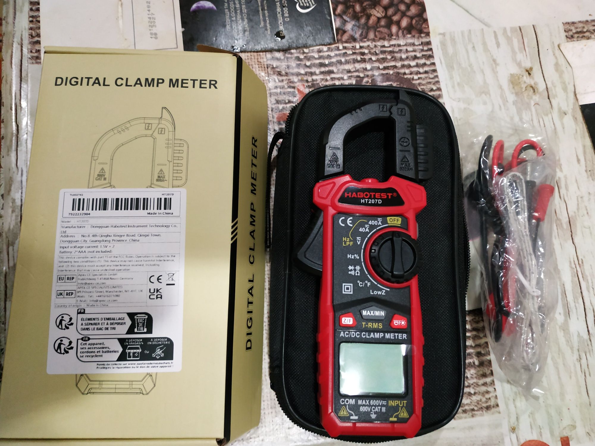 Продам токовые клещи НТ207D