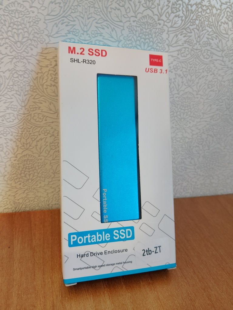 Внешний SSD Накопитель 2 Тб USB C 3.1