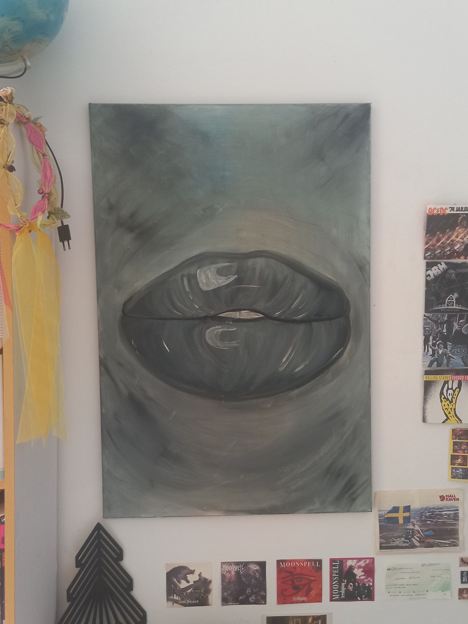Quadro pintado á mao