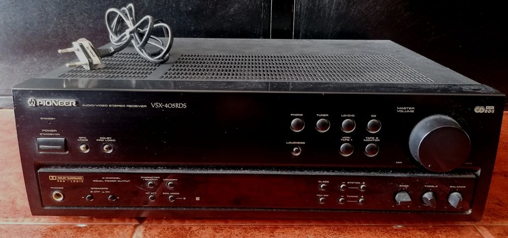 Sistema de som 5+1 amplificador e colunas Pioneer