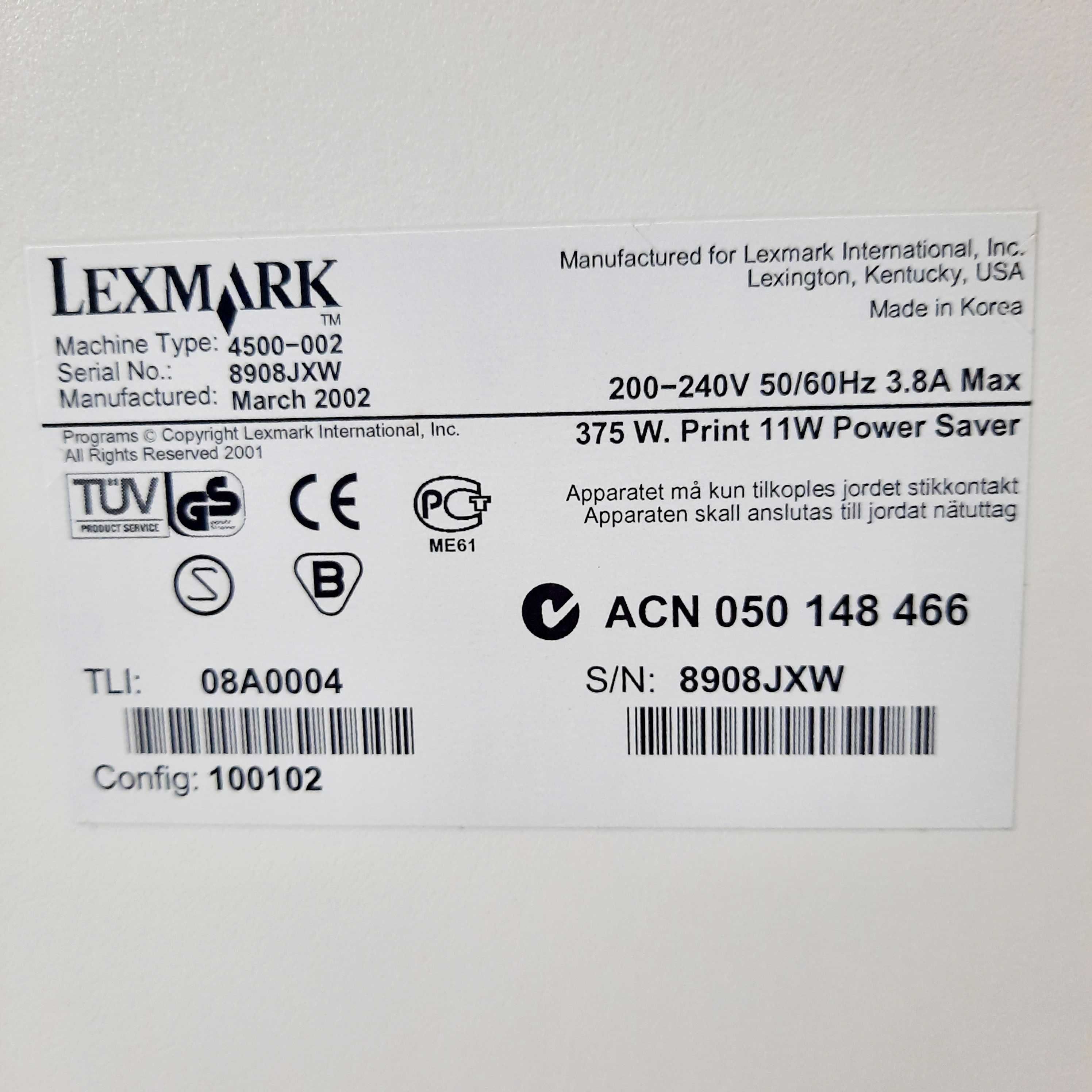 LEXMARK E322 08A0200 Impressora de mesa USB FAST