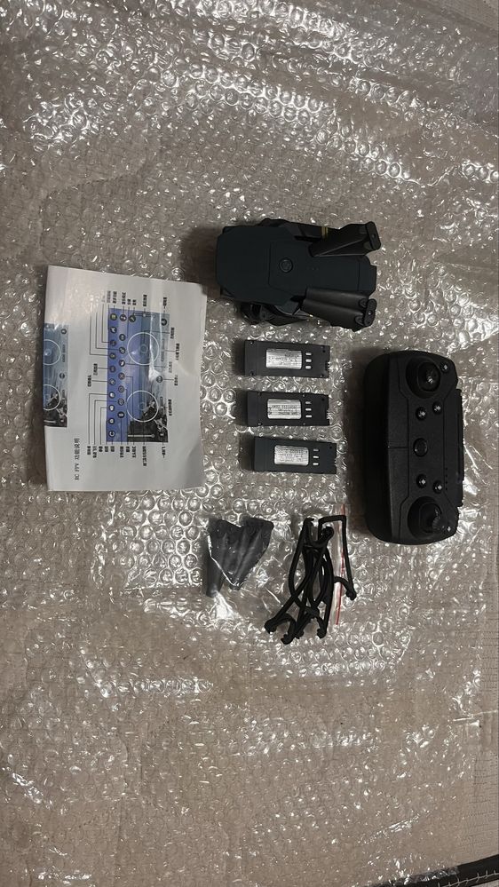 Drone E58 como novo usado 2 vezes