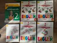 Новый набор книг, рабочих тетрадей по английскому языку, Верещагина