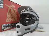 Kask rowerowy fullface Bell Super 3R Mips Mat Gray Gunmetal M 55-59cm