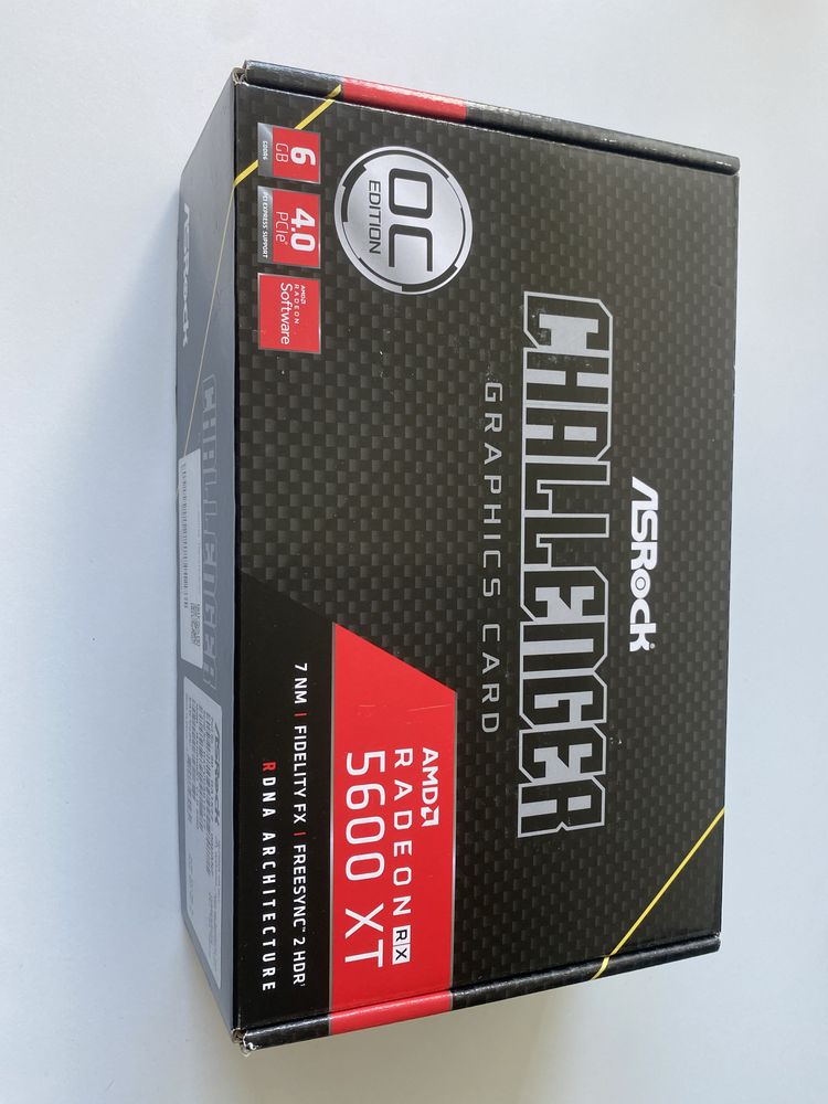 ASRock Radeon RX 5600 XT Challenger D OC 6GB GDDR6