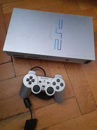 PS2 FAT Silver konsolka playstation 2