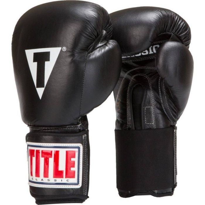 Боксерские перчатки для бокса TITLE Classic Leather Elastic