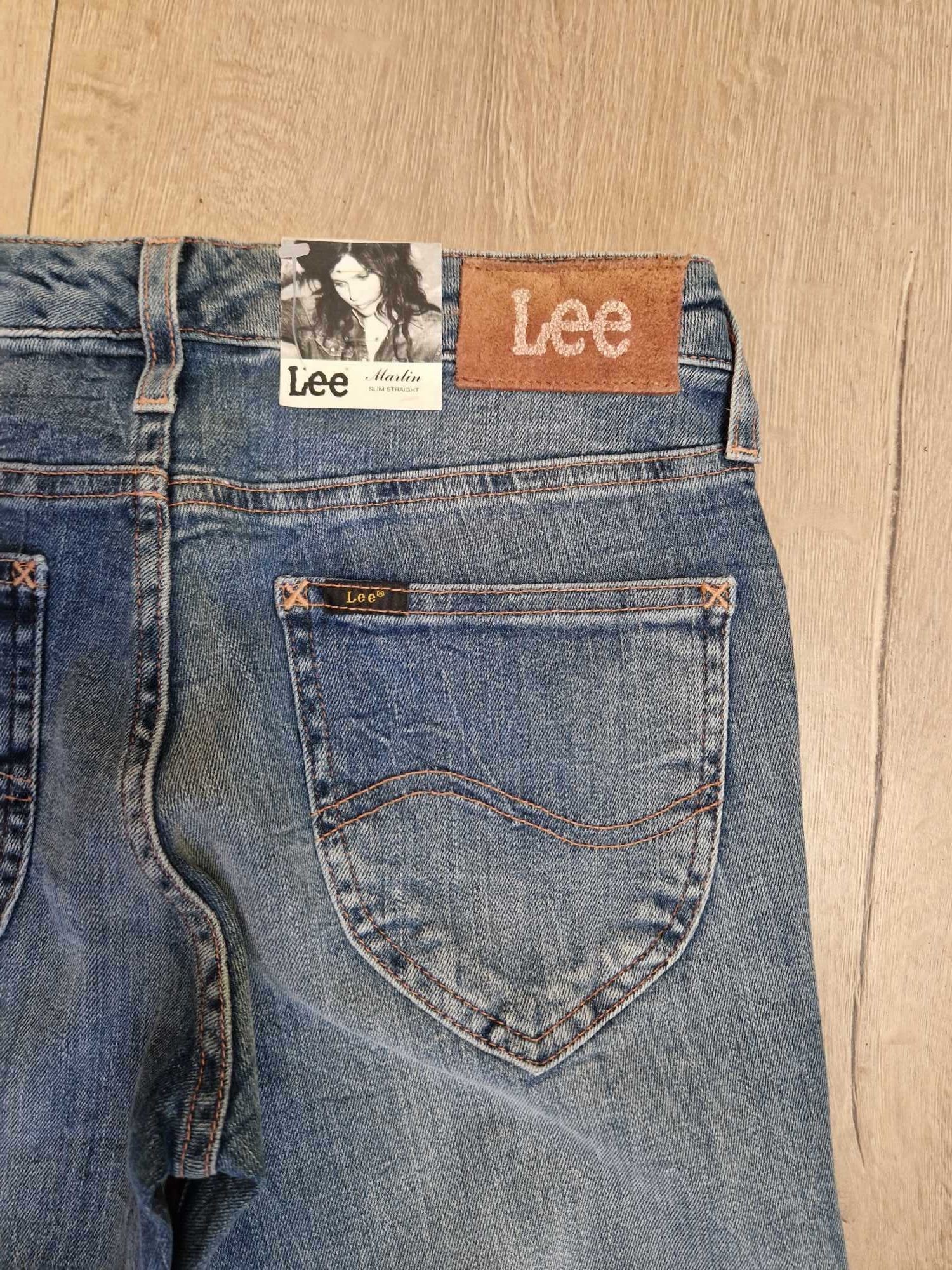 Nowe damskie spodnie jeansowe LEE Marlin rozmiar W26 L31