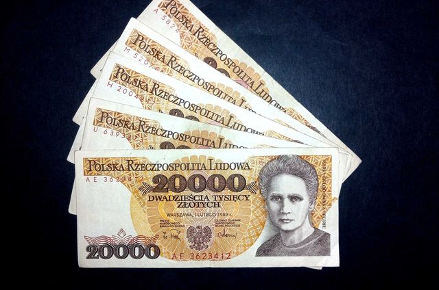Banknoty PRL 20000 zł 1989
