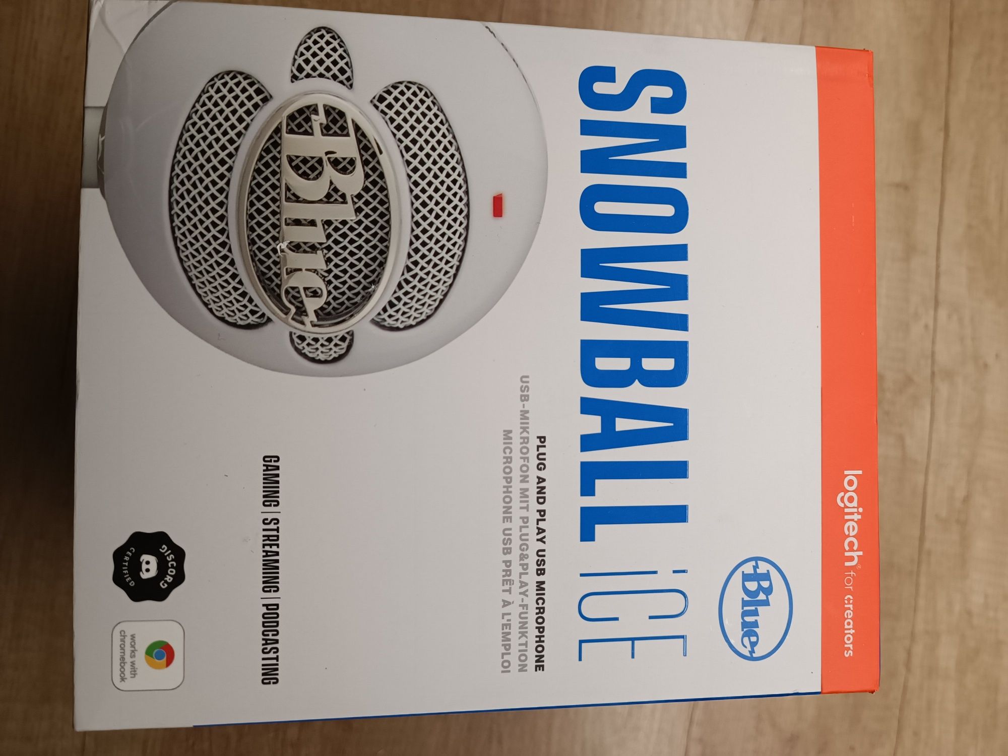 Mikrofon Logitech snowball ice blue nowy okazja