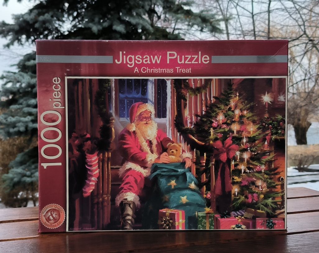 Пазли Jigsaw puzzle A Christmas Treat 1000 елементів