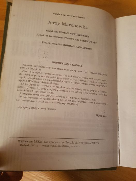 Panleksykon dla szaradzistów