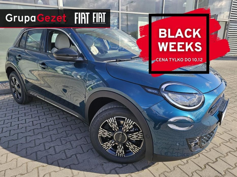 Fiat 600 Hybrid La Prima 1.2 100KM + OPONY ZIMOWE BlackWeek