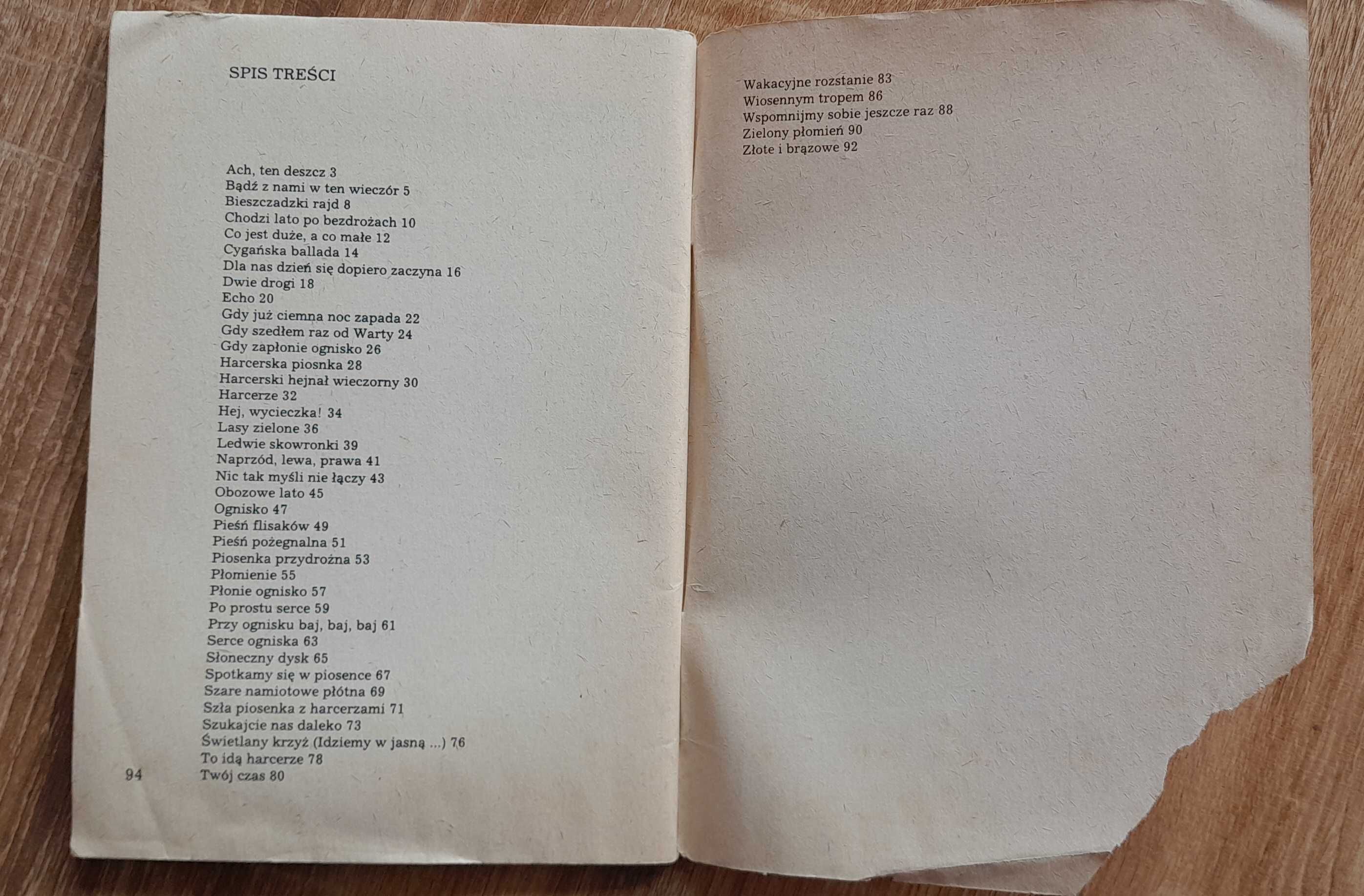 Śpiewnik zastępu - wyd z 1985r