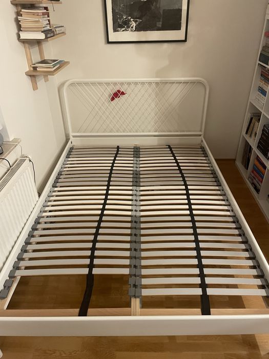 Rama łóżka Ikea Nesttun 140x200 + spody Lönset