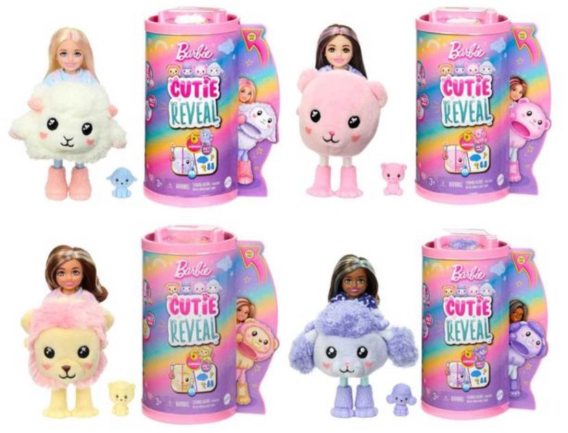 Кукла Барби Сюрприз Челси в костюме животных Barbie