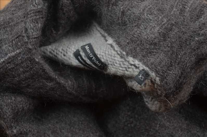 Długi Logowany Golf Marc O'Polo Printed Mohair