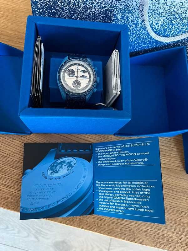 Swatch x Omega the Super Blue