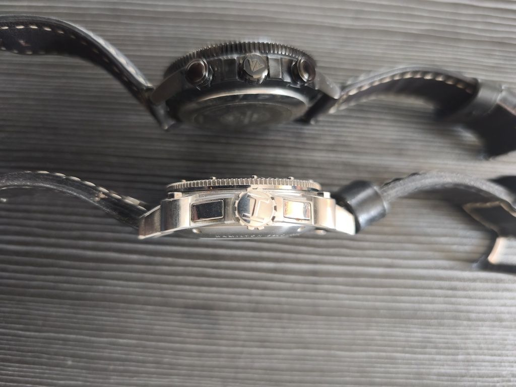 2 Relógios Hamilton Bellow zero e Citizen navihawk.