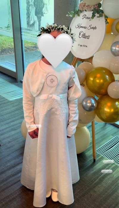 Alba sukienka komunijna rozmiar 134 dla dziewczynki