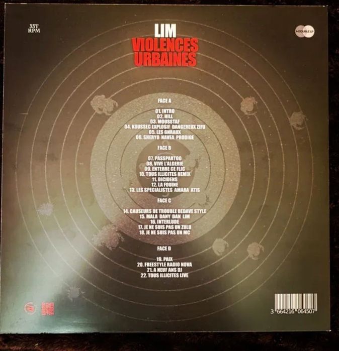 LIM Violences Urbaines Winyl 2LP Nowy Hardcore Hip-Hop R&B RAP
