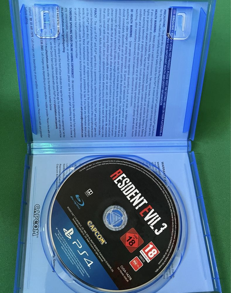 Колекція Resident evil 2, 3, 4 на PS4/PS5, рос повна озвучка