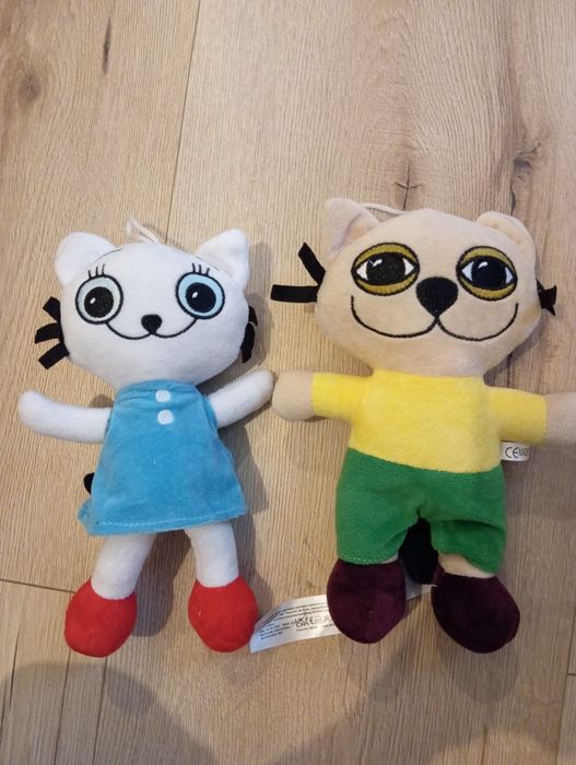 Kicia Kocia i Pacek maskotki nowe