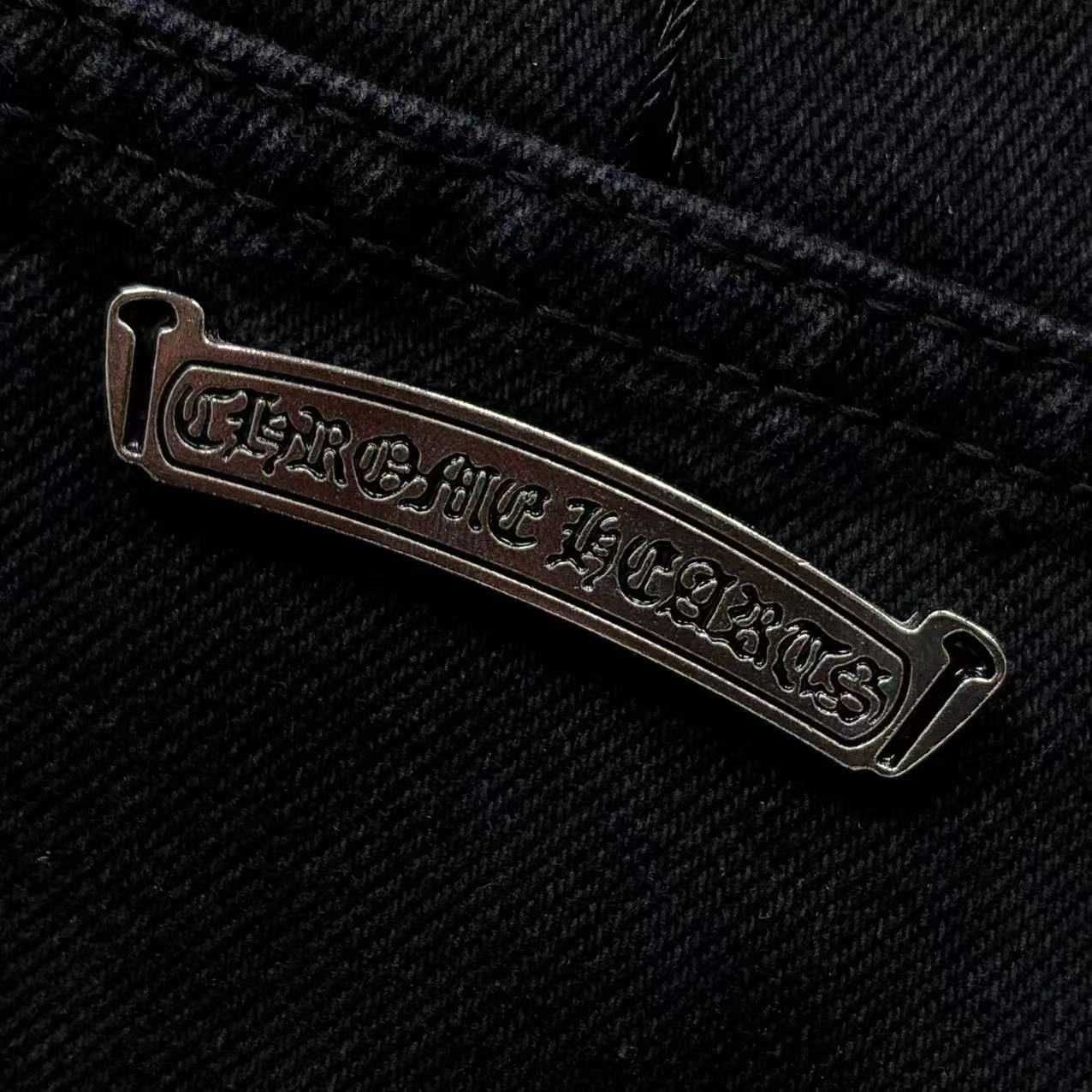 Джинсові шорти Chrome Hearts BLACK шорты хром хартс