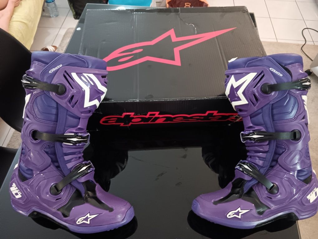 Alpinestars Tech 10 purple roxas n° 44.5