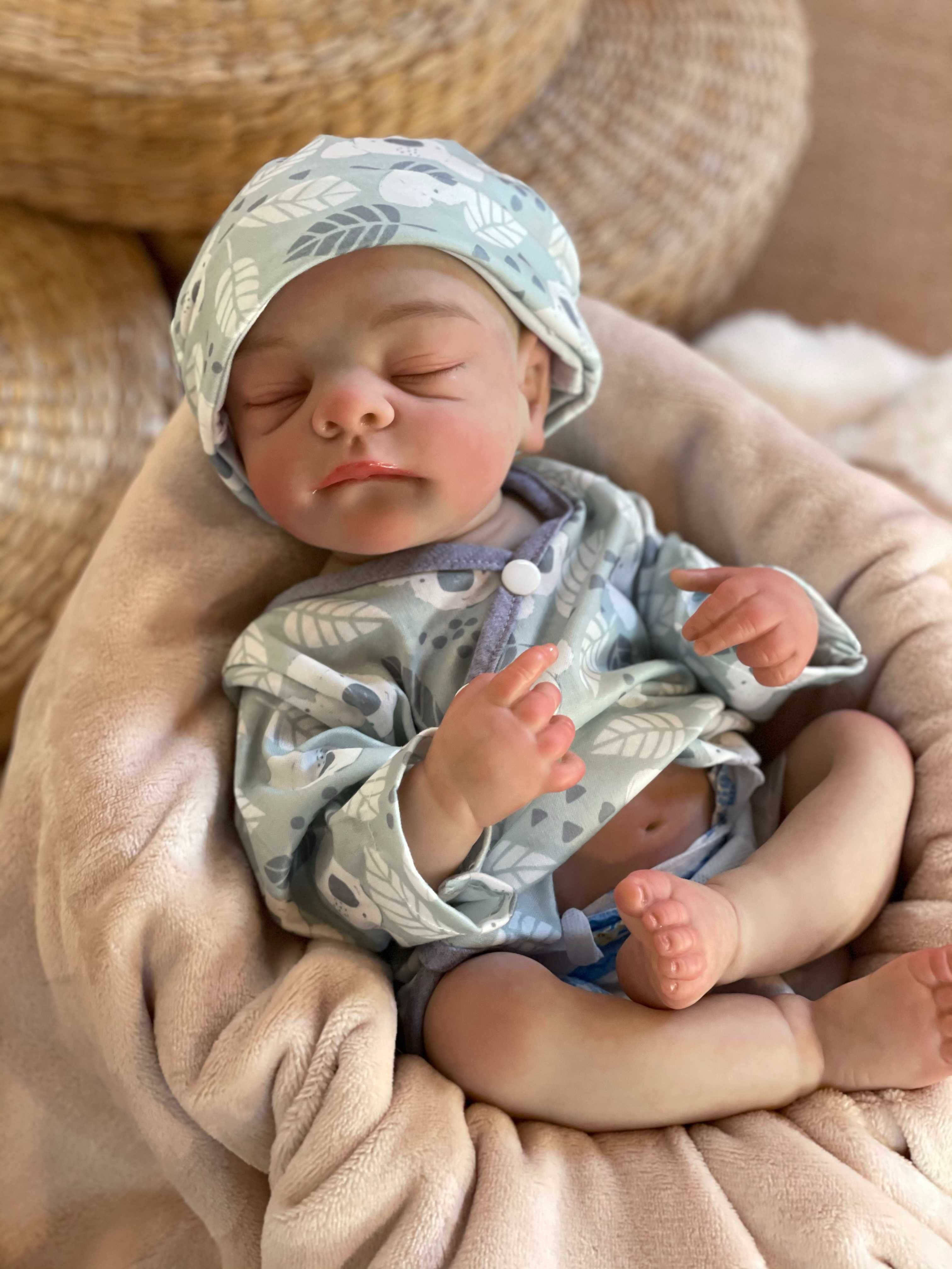 Super Cena LALKA Typ REBORN Przyjemny Miękki Elastyczny Niemowlak