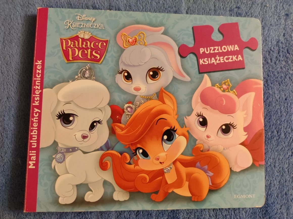 Księżniczki - książka z puzzlami. Mali ulubieńcy księżniczek.