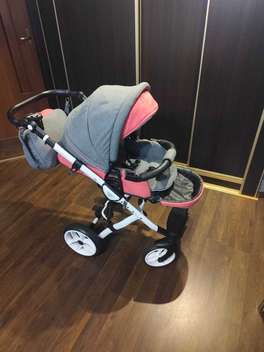 Wozek 3 w 1 dla dziewczynki