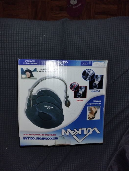 Colar cervical insuflável