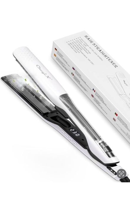 Паровий професійний випрямляч плойка для волосся парова