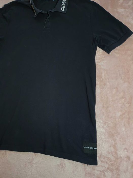 Koszula Polo Calvin Klein bawełna