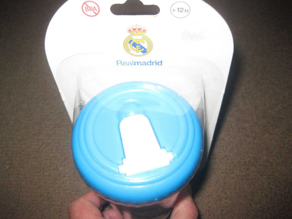 Copo e Porta Chupetas para Bebé/Criança do Real Madrid/Embalados!