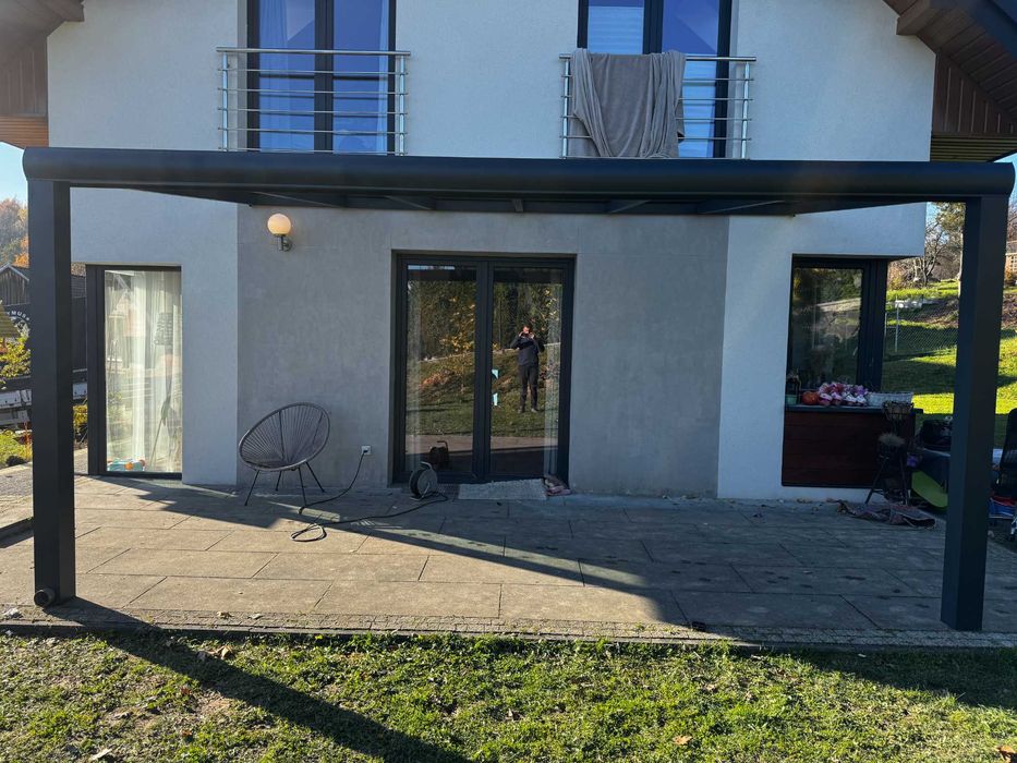 Pergola Aluminiowa 3x5 (różne warianty) Poliwęglan Komorowy / Szkło