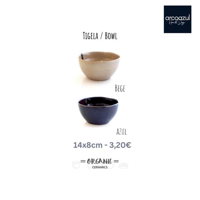 Louça de Mesa de Organic Ceramics - 2 Cores - 6 Peças By Arcoazul