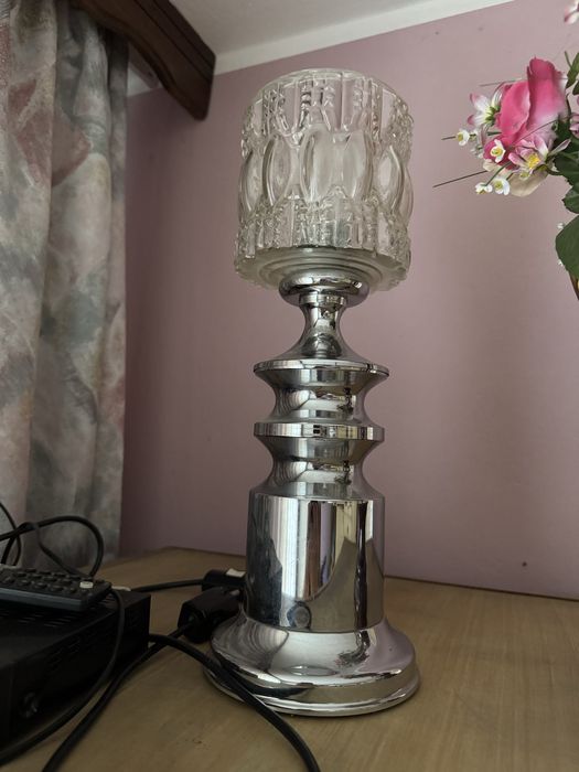 Lampka stojąca szklana