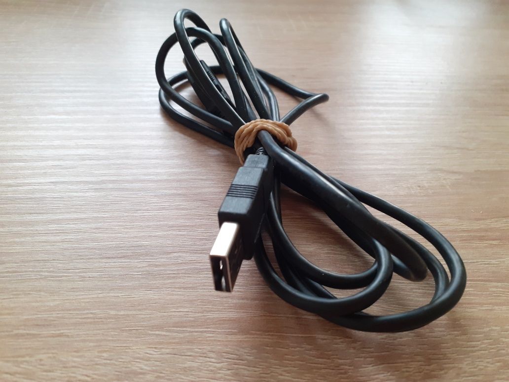 Kabel USB Typ A i Typ B, nowy, piękny