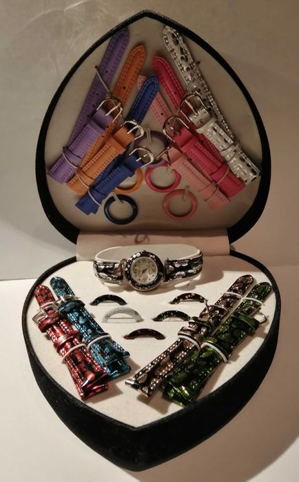 Zegarek damski piękny zestaw prezentowy- 10 w jednym