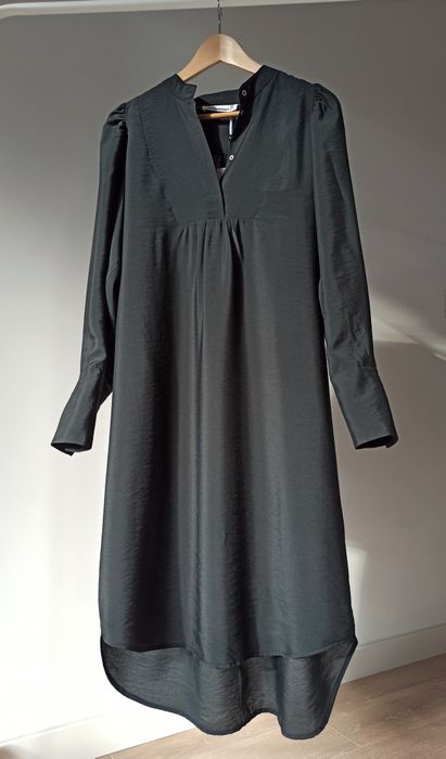 Nowa czarna sukienka Co'couture midi oversize modal